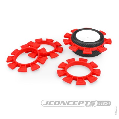 SATELLITE TIRE RUBBER BANDS RED