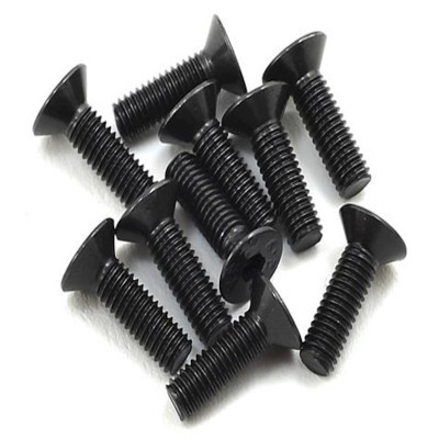 M4X10MM FLAT HEAD SCREWS 10PCS